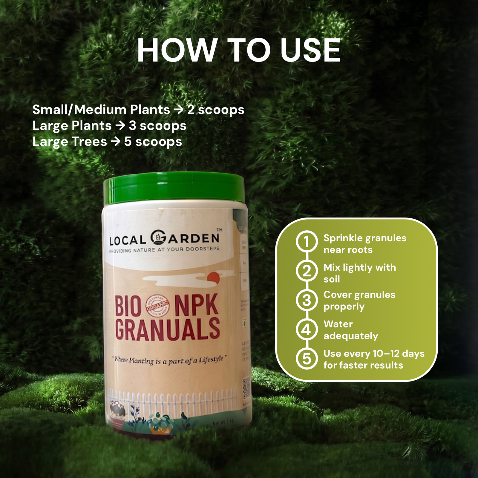 Bio NPK granules product image three