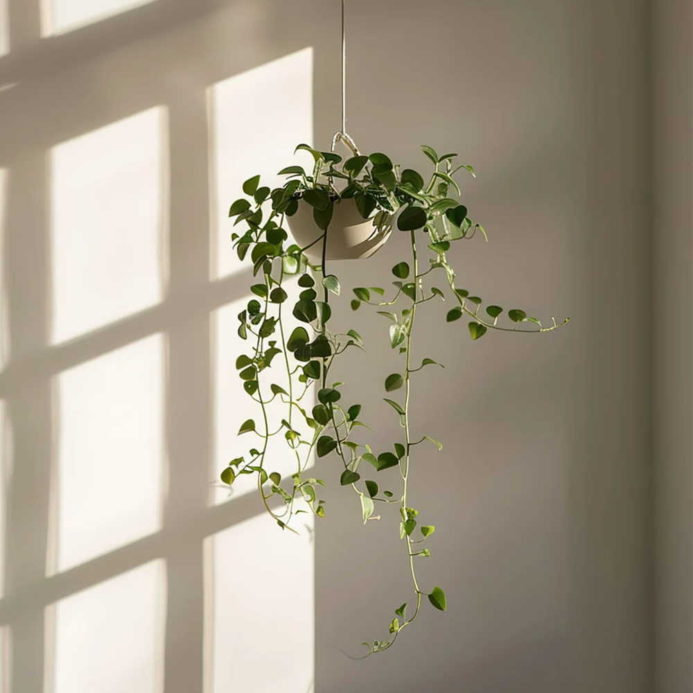 Flowering plant interior scene